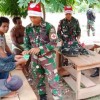 Satgas Yonif 411 Kostrad Berikan Layanan Kesehatan Keliling 